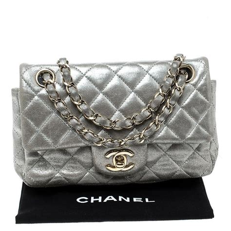 chanel classic bag silver hardware|chanel classic bag price euro.